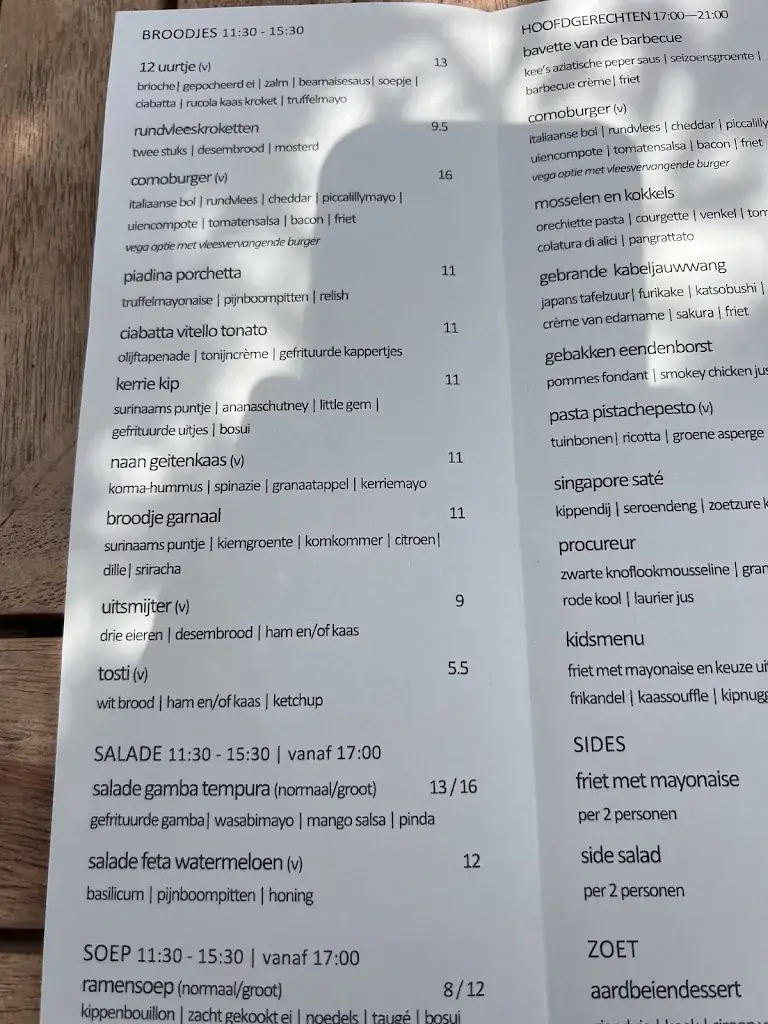 Menu_Como & Co_Noordwijkerhout_image_1