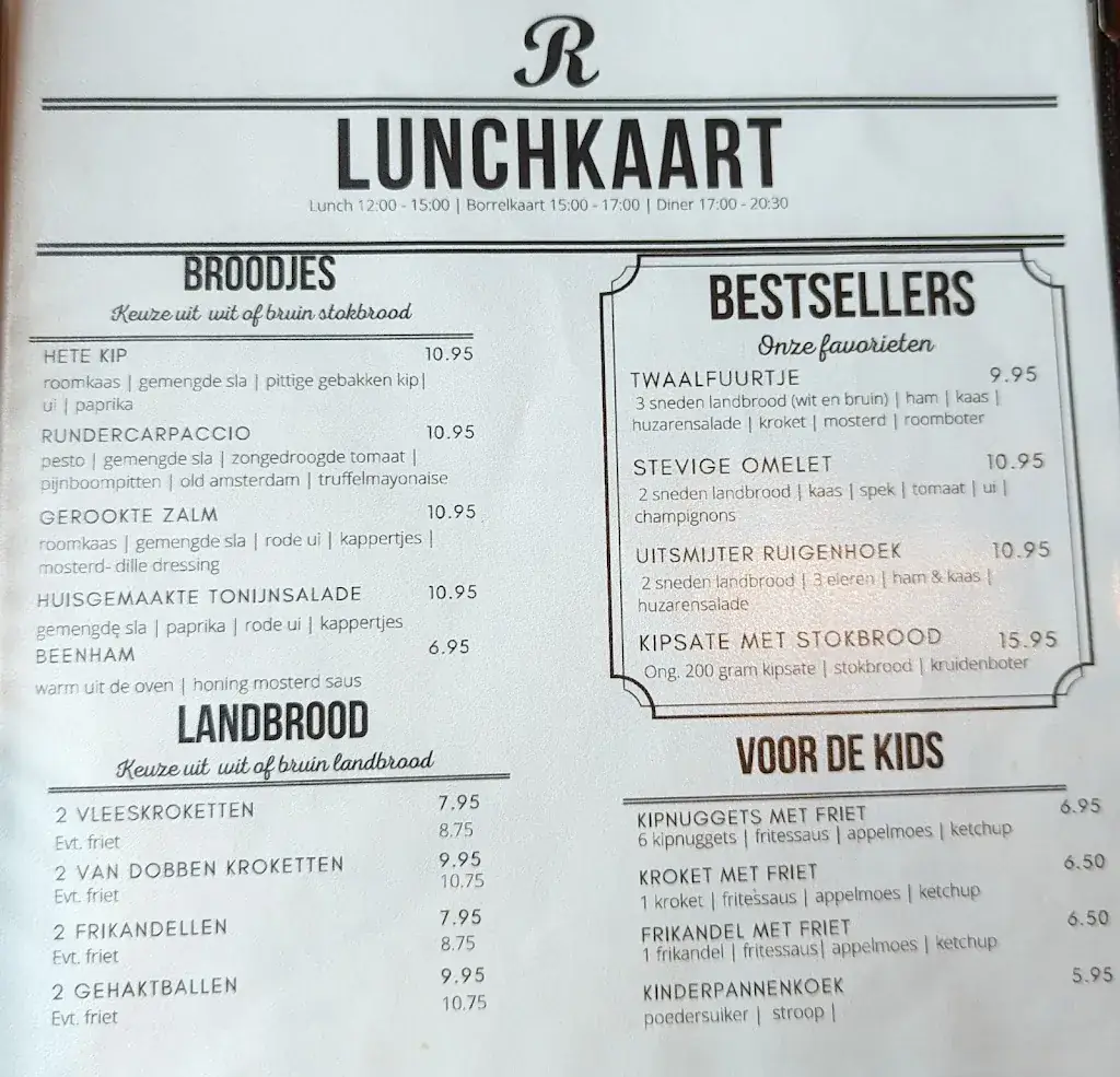 Menu_De Ruigenhoek_Noordwijkerhout_image_1