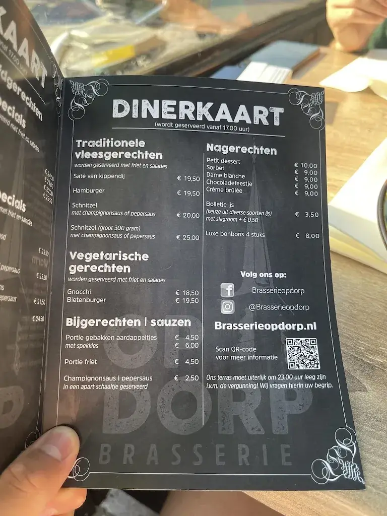 Menu_Brasserie Op Dorp_Noordwijkerhout_immagine_2