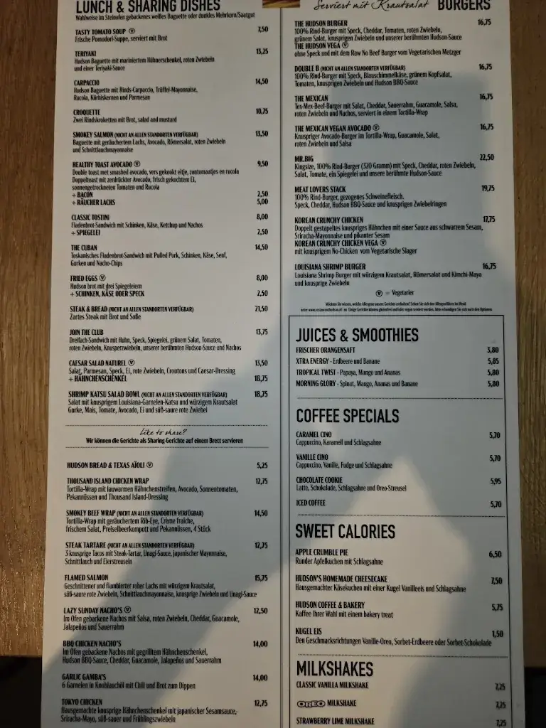 Menu_Restaurant Hudson Noordwijkerhout_Noordwijkerhout_image_1