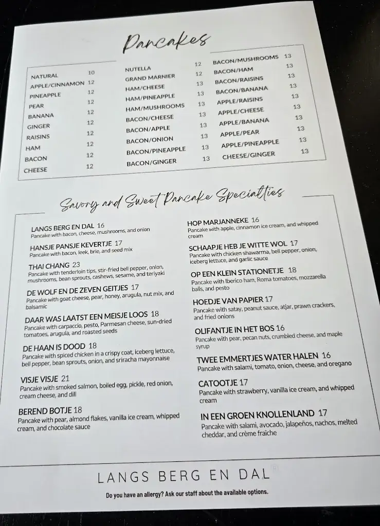 Menu_Langs Berg en Dal_Noordwijk_immagine_1