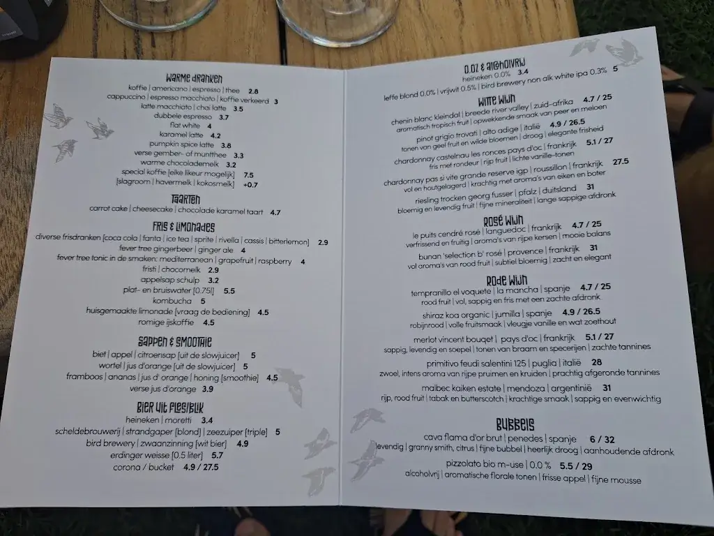 Menü_de Volière_Noordwijkerhout_Bild_1