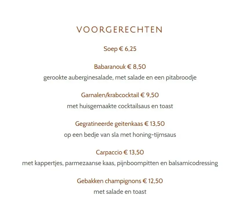 Menu_Grill-Restaurant De Mazzel_Voorschoten_image_2