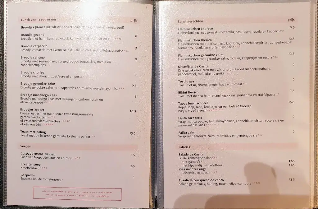 Menu_La Casita_Voorschoten_immagine_1