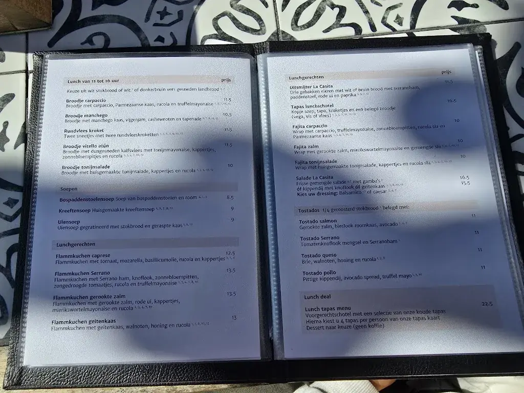 Menu_La Casita_Voorschoten_immagine_3