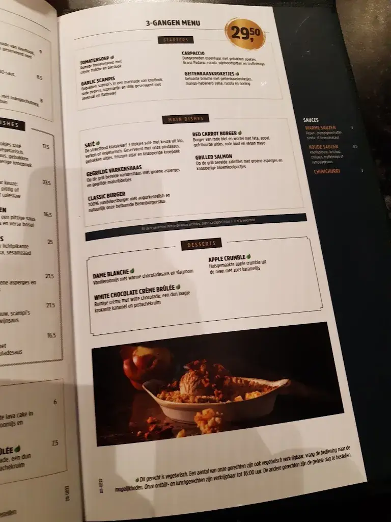 Menu_Restaurant De Beren Rotterdam Alexandrium_Rotterdam_image_3