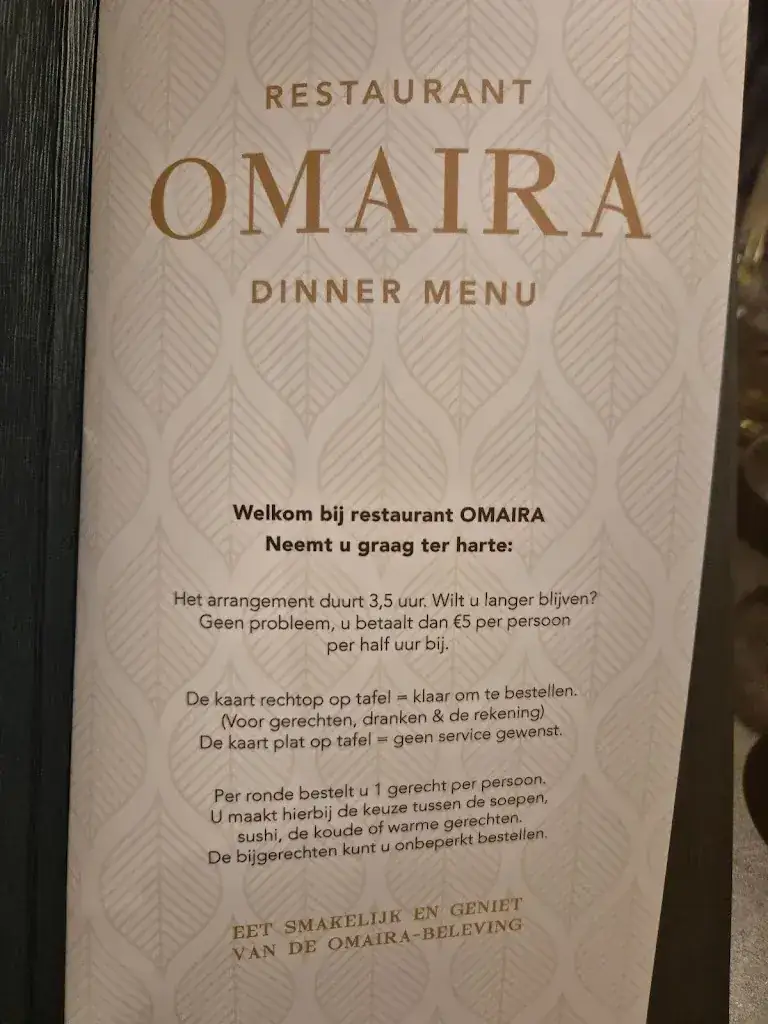 Menu_Restaurant Omaira_Rotterdam_image_2