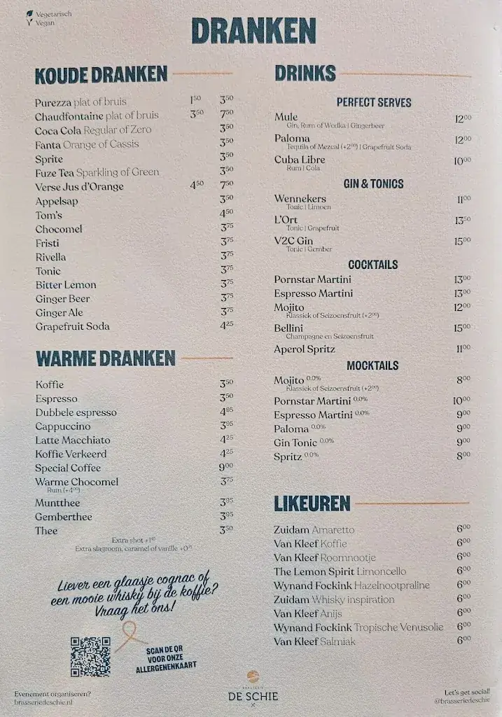 Menu_Brasserie De Schie_Rotterdam_immagine_3