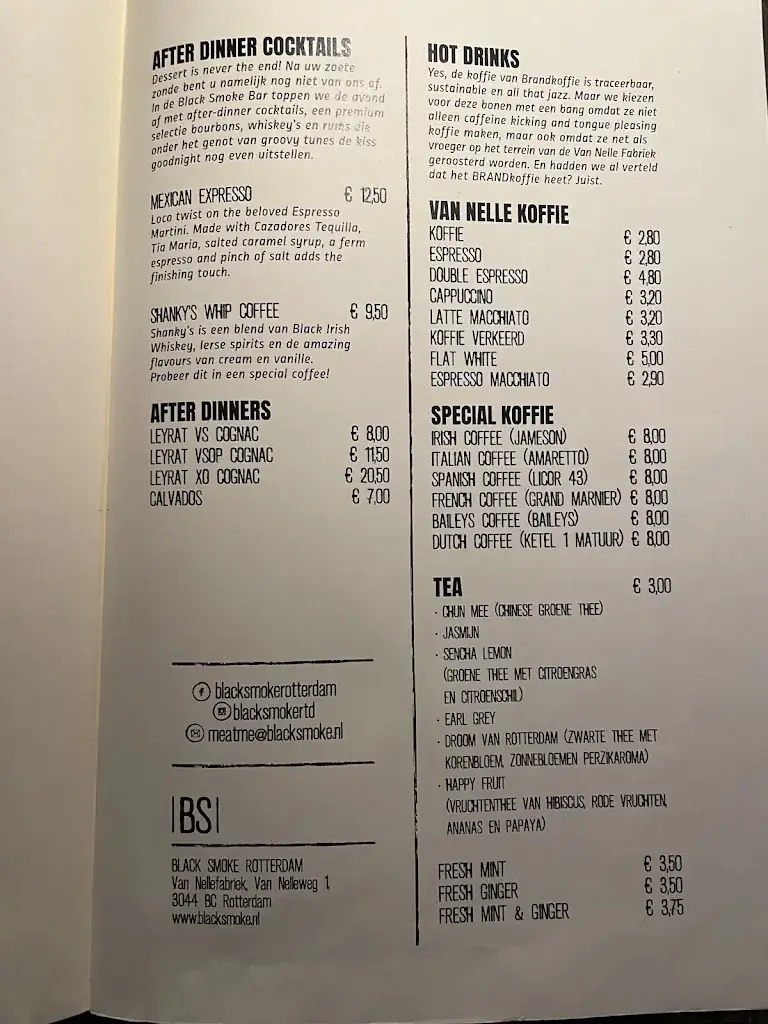Menu_Black Smoke Rotterdam_Rotterdam_image_1