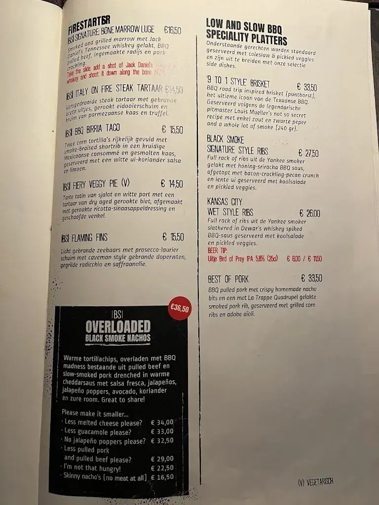 Menu_Black Smoke Rotterdam_Rotterdam_image_2