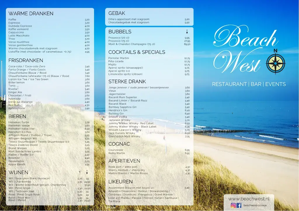 Menu_Beach West_Rockanje_image_1
