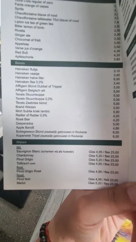 Menu_Beach West_Rockanje_image_3