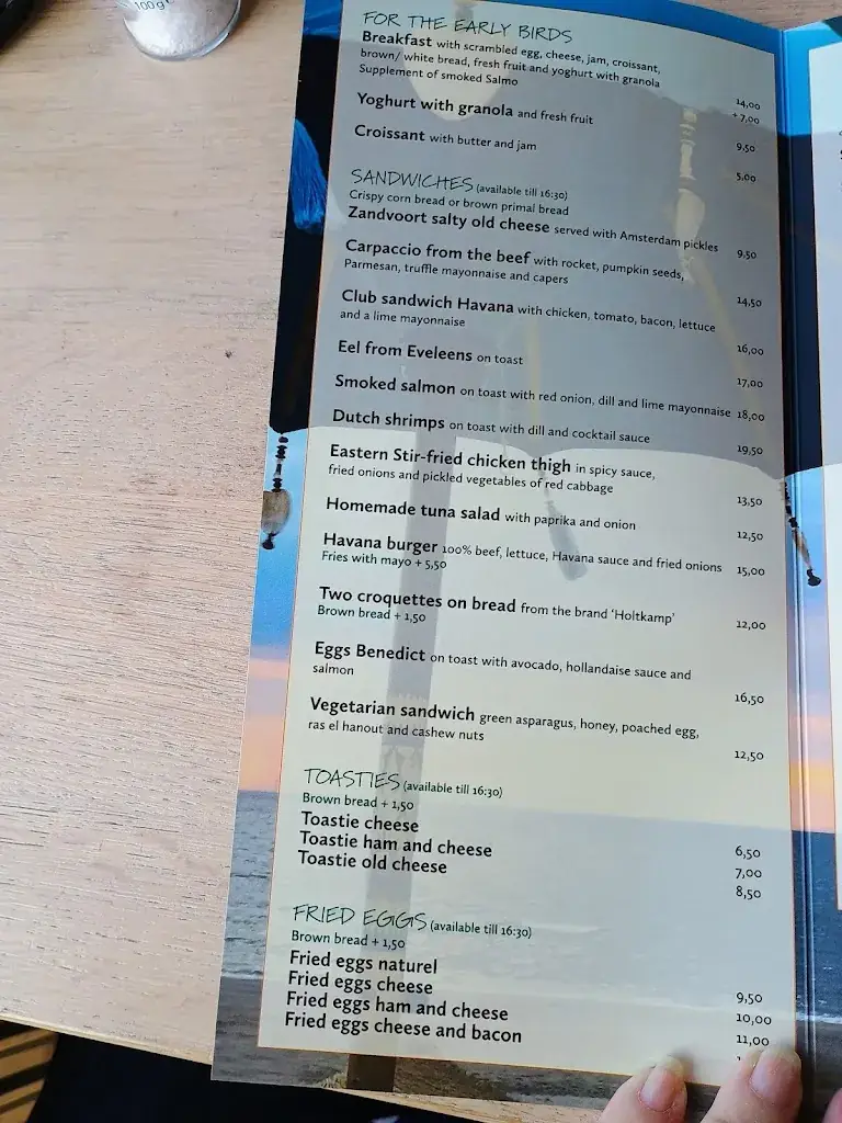 Menu_Havana Beachclub_Rockanje_image_1