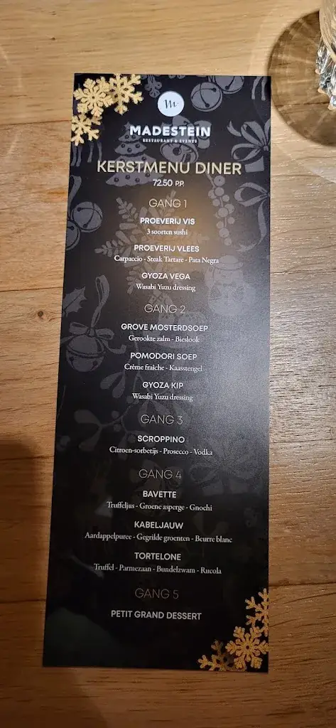Menu_Madestein Restaurant & Events_Haag_image_1
