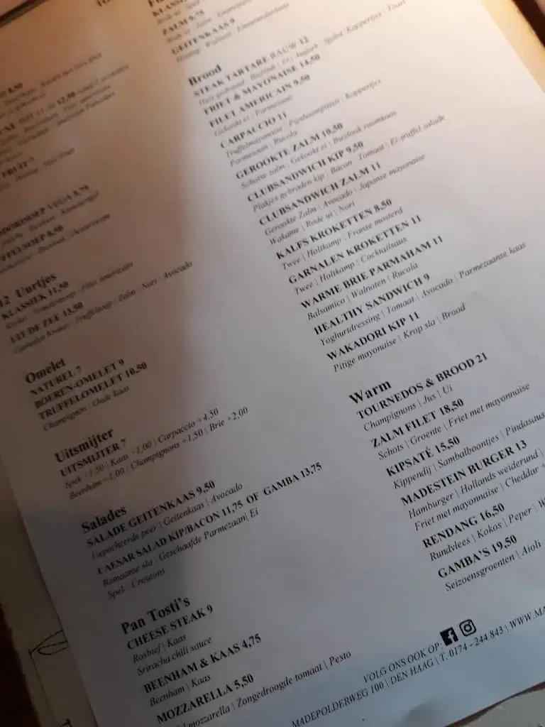 Menu_Madestein Restaurant & Events_Haag_image_4