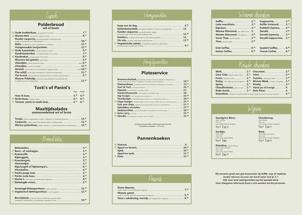 Menu_Brasserie Rhoonse polder_Rhoon_image_1