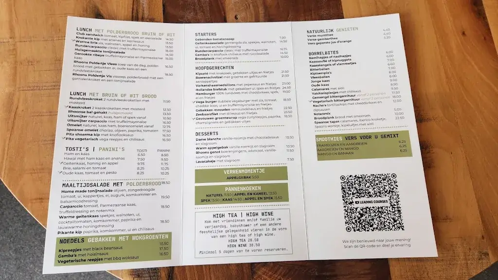 Menu_Brasserie Rhoonse polder_Rhoon_image_2