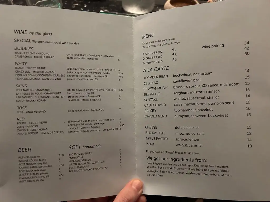 Menu_Restaurant Rotonde_Rotterdam_image_4