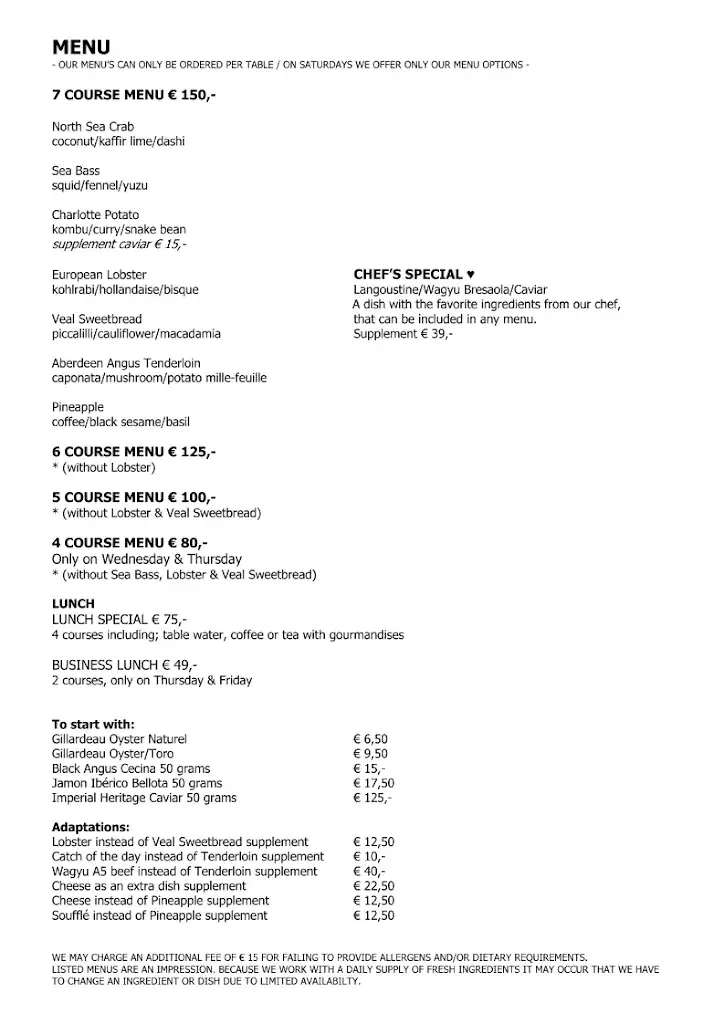 Menü_Restaurant Fitzgerald_Rotterdam_Bild_3