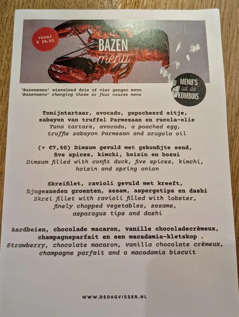 Menu_De Dagvisser_Haag_image_1