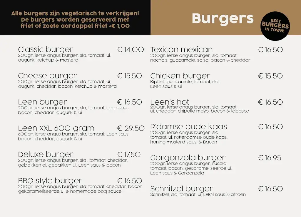 Menu_LEEN Restaurant & Club_Rozenburg_image_1