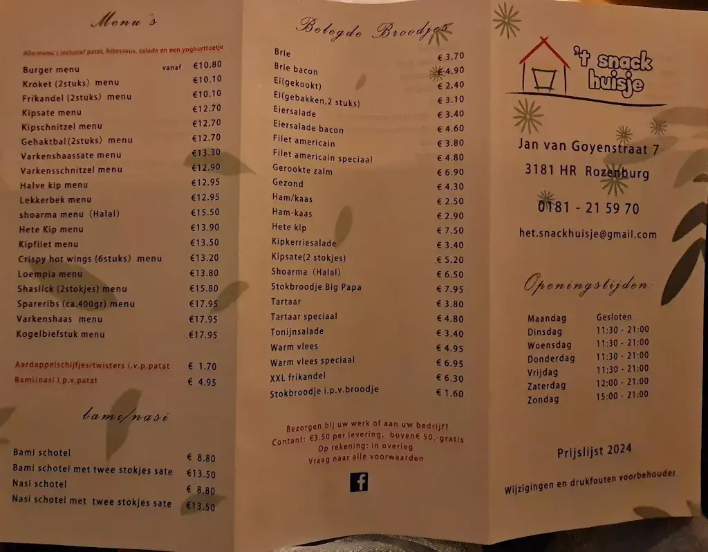 Menu_The Snack House_Rozenburg_image_2