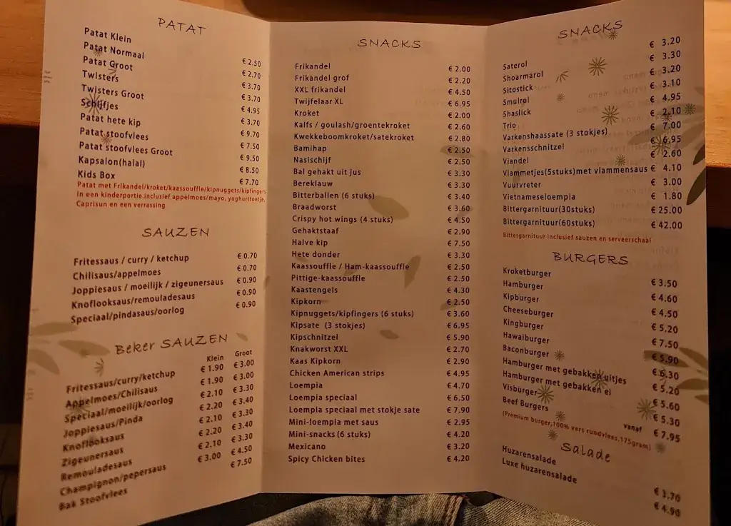 Menu_The Snack House_Rozenburg_image_3