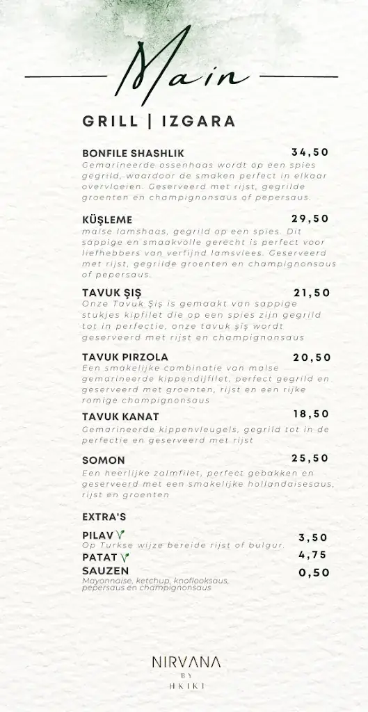 Menu_Nirvana by Hkiki Restaurant_Rotterdam_image_1