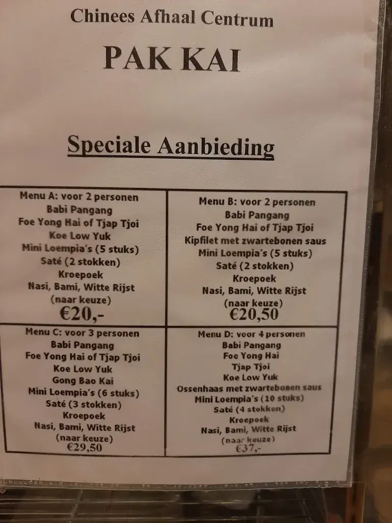 Menu_Pak Kai_Rotterdam_immagine_1