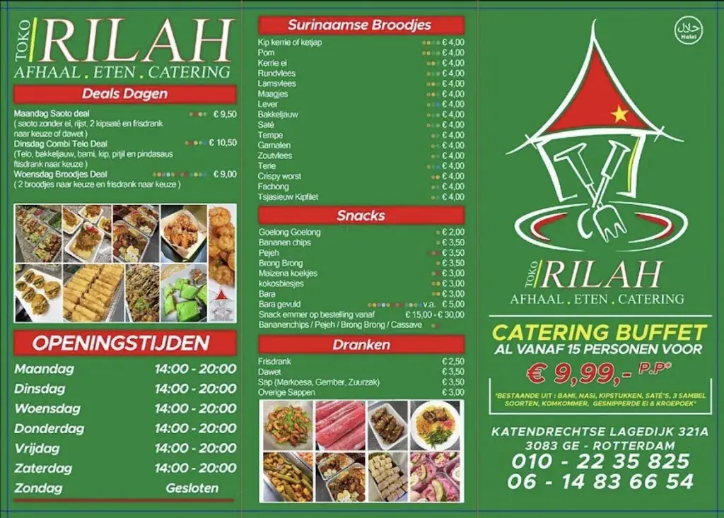 Menu_Toko Rilah Rotterdam Zuid_Rotterdam_image_1
