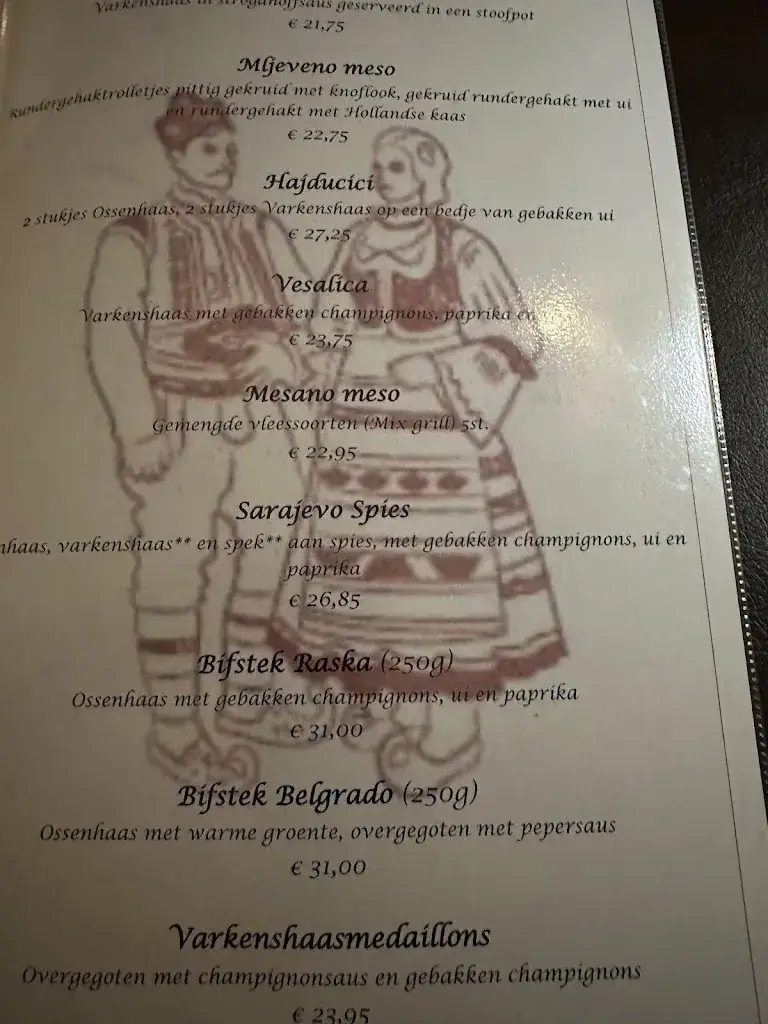 Menu_Balkan Restaurant Aleksandar_Drachten_image_2