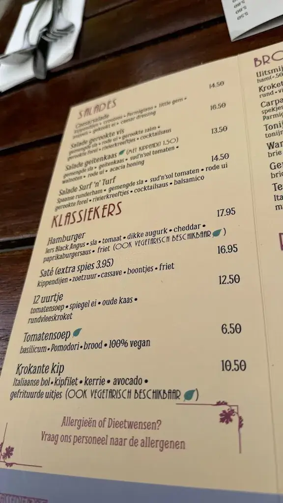 Menü_Brasserie Koriander_Rotterdam_Bild_3