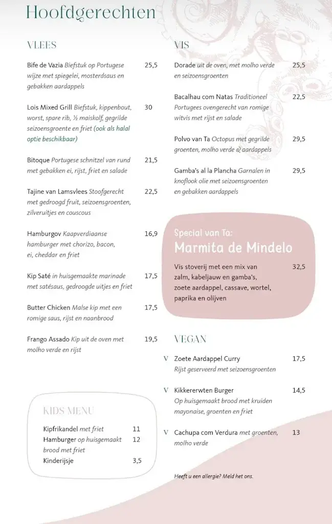 Menu_Restobar Ta Lois_Rotterdam_immagine_1
