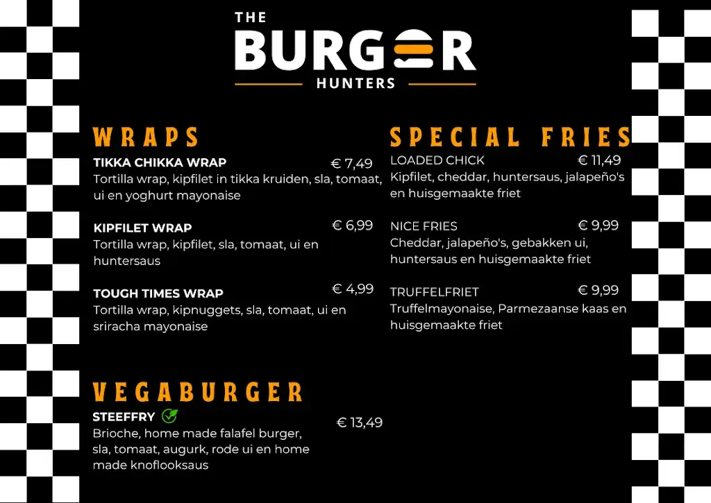 Menu_The Burger Hunters Zuidplein_Rotterdam_imagen_2