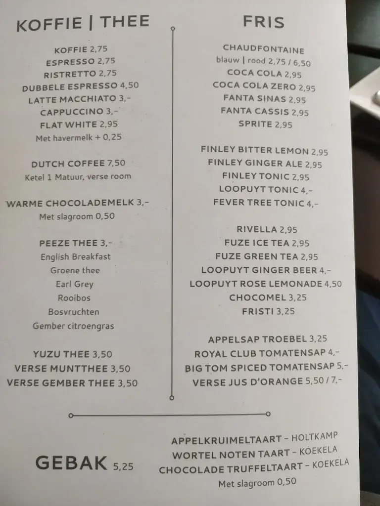 Menu_Brasserie Stadhuis_Schiedam_image_1