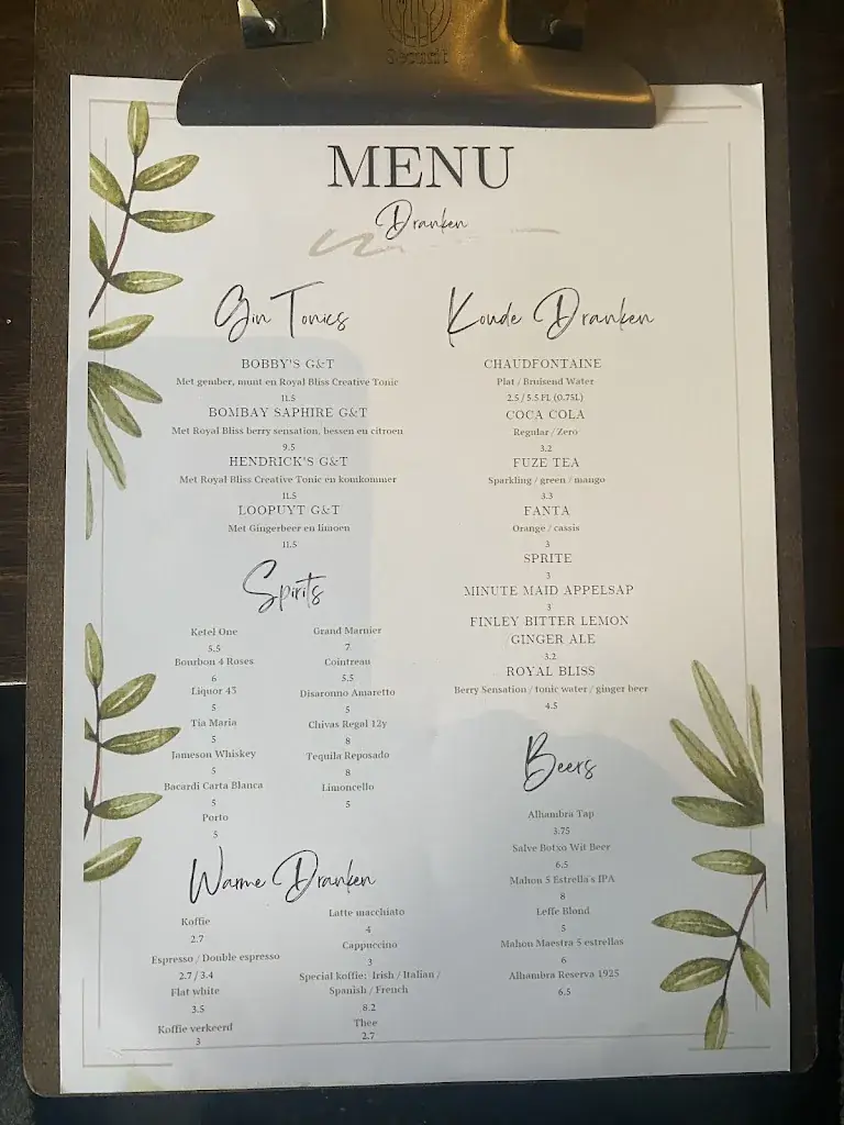 Menu_Restaurant Oniria & Cocktail Bar_Schiedam_immagine_3