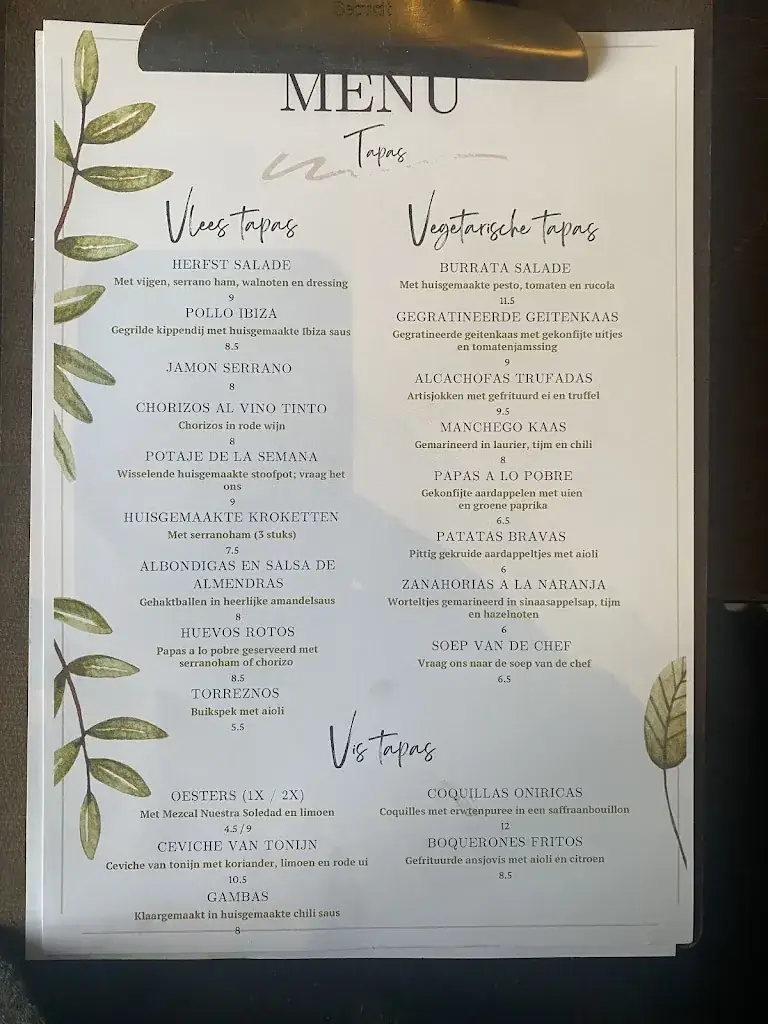 Menu_Restaurant Oniria & Cocktail Bar_Schiedam_immagine_4