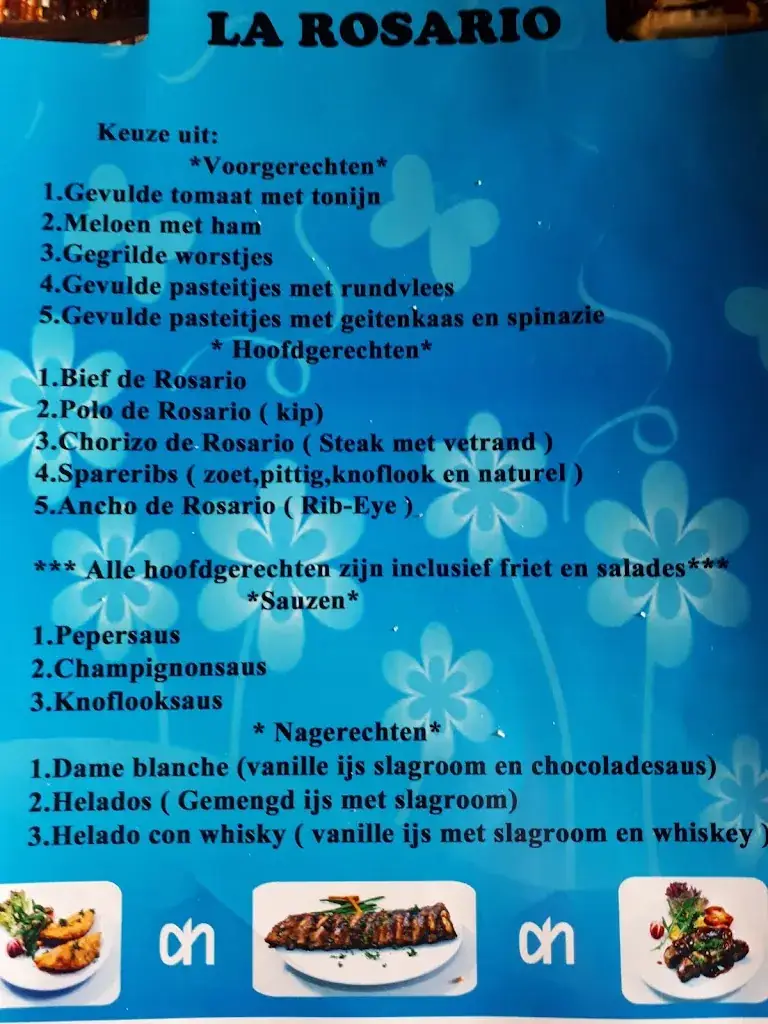 Menü_La Rosario Argentijns Grill Restaurant Ridderkerk_Ridderkerk_Bild_1
