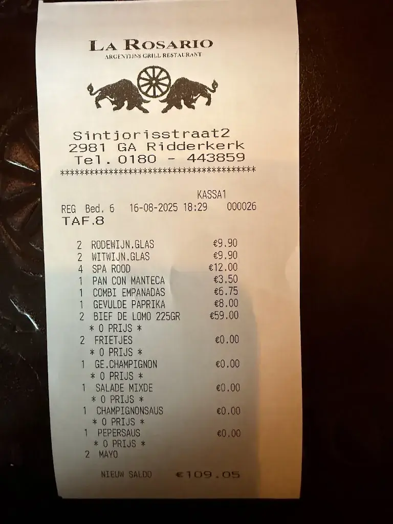 Menü_La Rosario Argentijns Grill Restaurant Ridderkerk_Ridderkerk_Bild_2