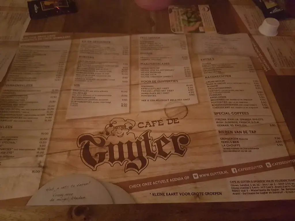 Menü_Pub The Guyter_Pijnacker_Bild_3