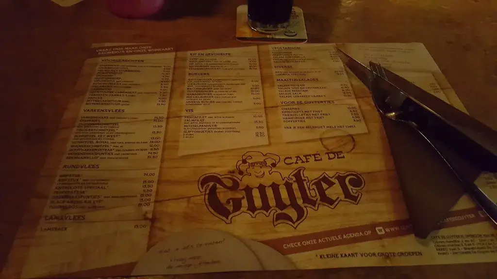 Menü_Pub The Guyter_Pijnacker_Bild_4