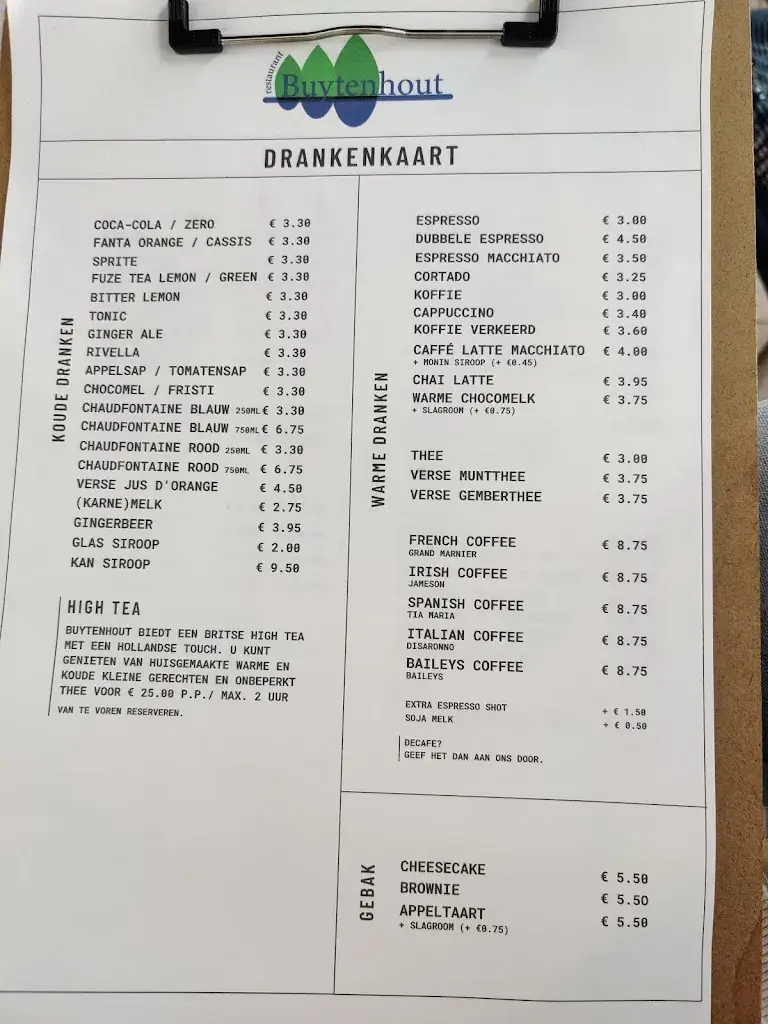 Menu_Restaurant Buytenhout_Nootdorp_image_1
