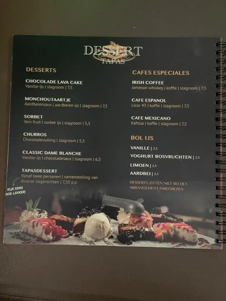 Menu_Pata Negra Drachten - Tapas & meer_Drachten_image_3