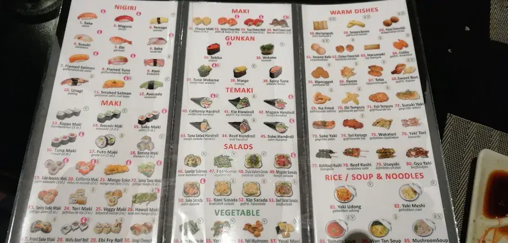 Menu_Amami Restaurant_Spijkenisse_imagen_1