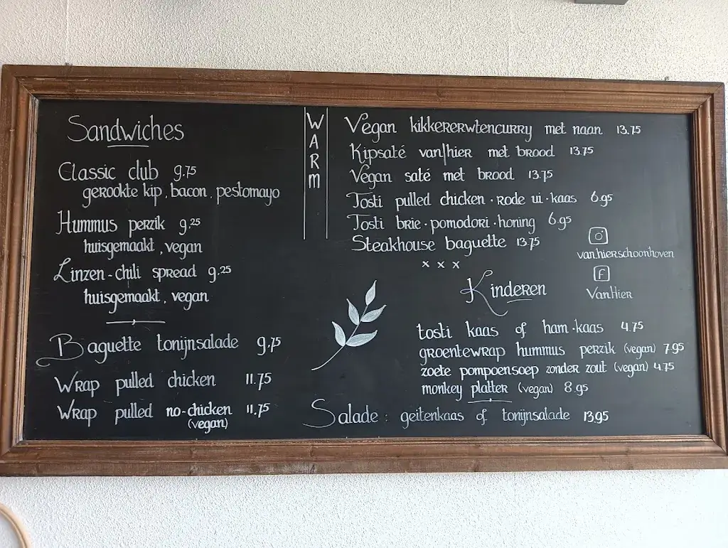 Menu_Van|Hier Thee- en Lunchcafe_Schoonhoven_image_2