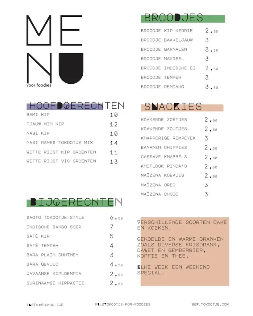 Menü_Tokootje_Rotterdam_Bild_1