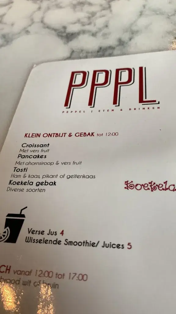 Menu_Peppel Food & Drinks_Rotterdam_image_1
