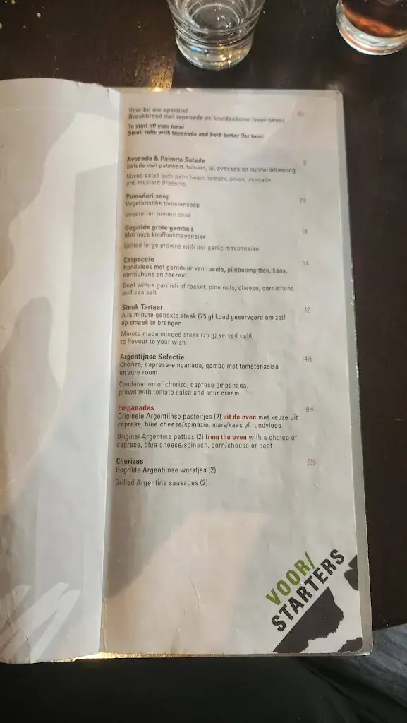 Menu_Gauchos Grill Restaurant Rotterdam aan de Plas_Rotterdam_image_2