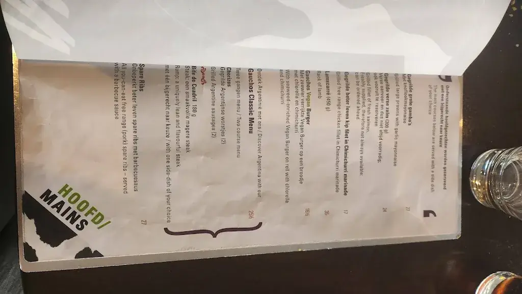 Menu_Gauchos Grill Restaurant Rotterdam aan de Plas_Rotterdam_image_4