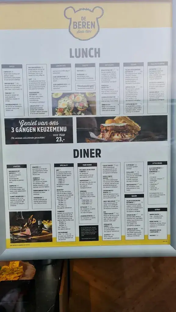 Menu_Restaurant De Beren Drachten_Drachten_image_4